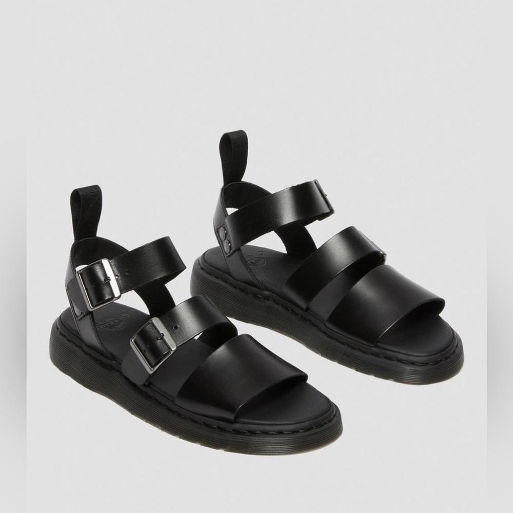 Dr. MARTENS GRYPHON BRANDO LEATHER GLADIATOR SANDALS GREAT CONDITION